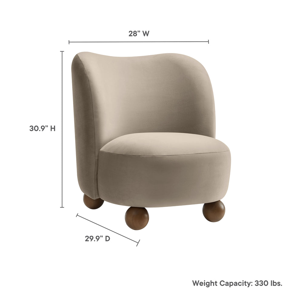 Monroe Performance Velvet Accent Chair by Modway | Accent Chairs | Modishstore - 36