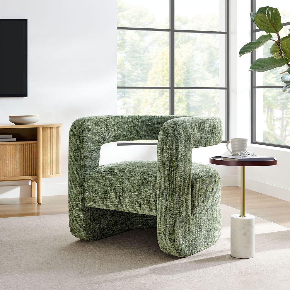 Jaylin Upholstered Chenille Accent Chair by Modway | Accent Chairs | Modishstore - 1