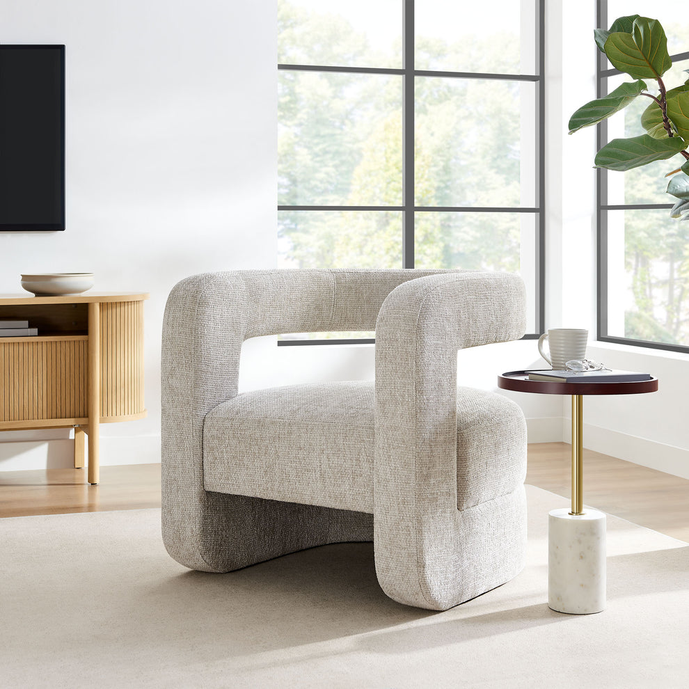 Jaylin Upholstered Chenille Accent Chair by Modway | Accent Chairs | Modishstore - 25