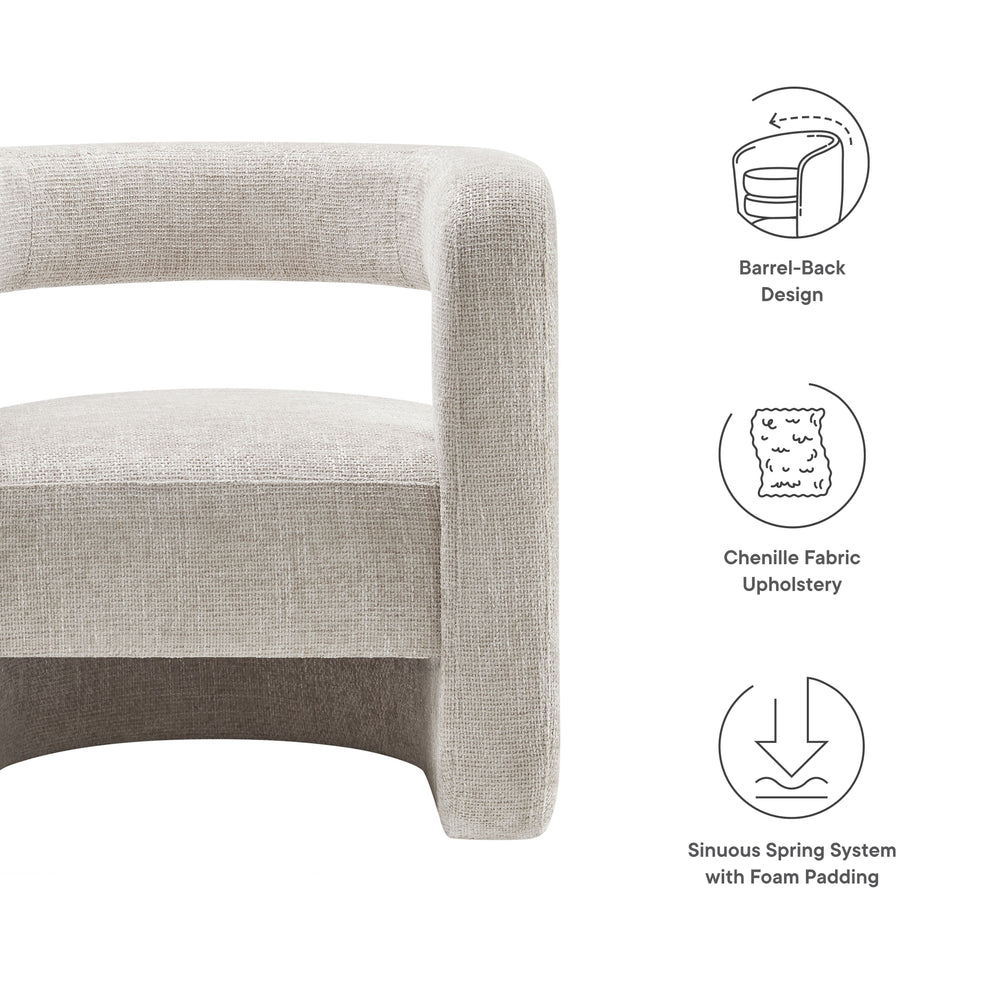 Jaylin Upholstered Chenille Accent Chair by Modway | Accent Chairs | Modishstore - 26