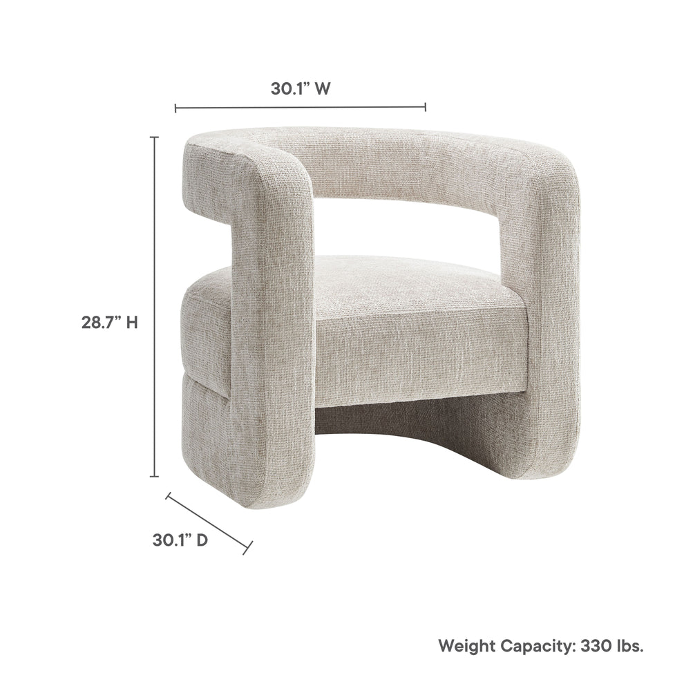 Jaylin Upholstered Chenille Accent Chair by Modway | Accent Chairs | Modishstore - 27