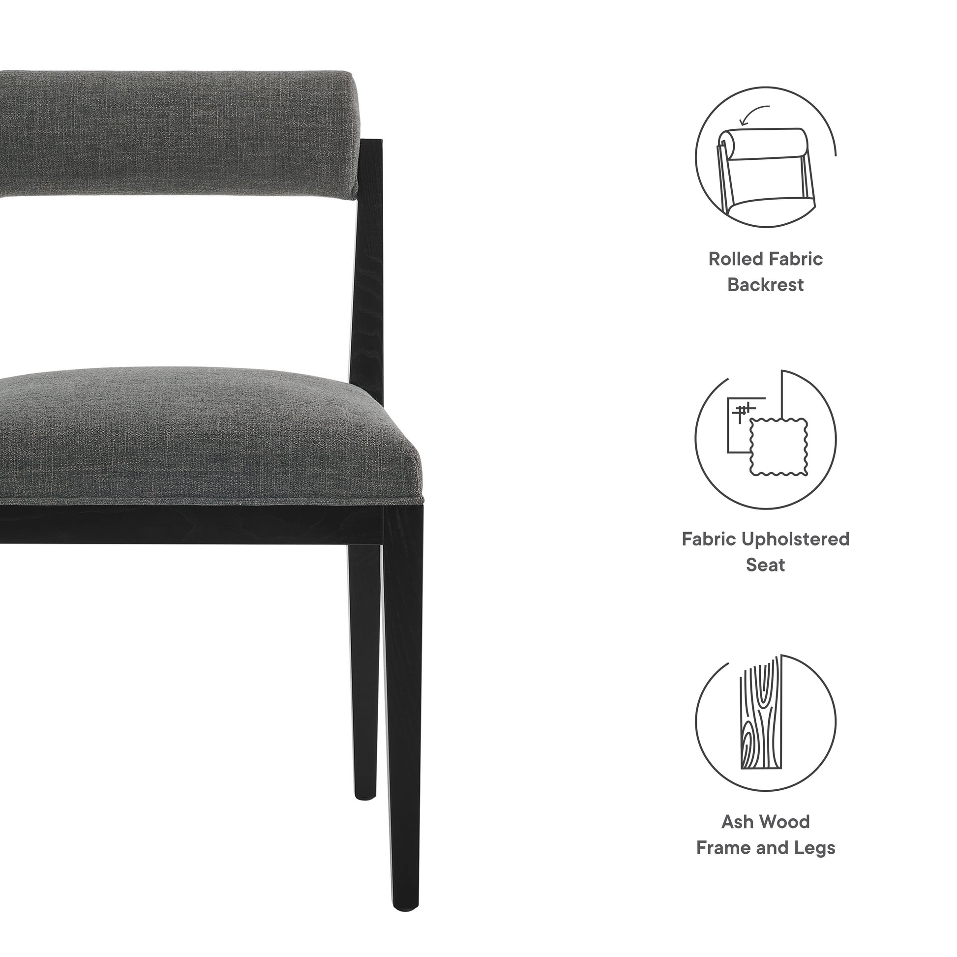 Kai Fabric Dining Chair by Modway | Dining Chairs | Modishstore - 8