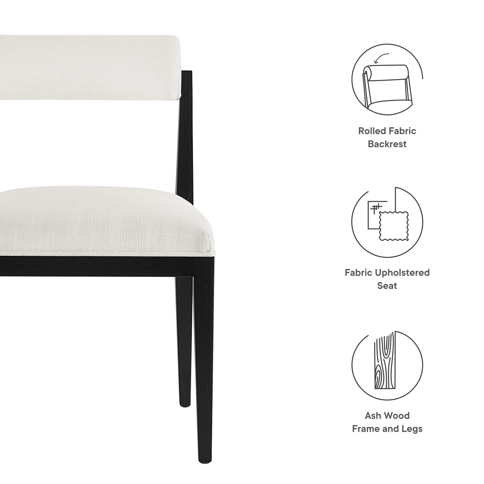 Kai Fabric Dining Chair by Modway | Dining Chairs | Modishstore - 26