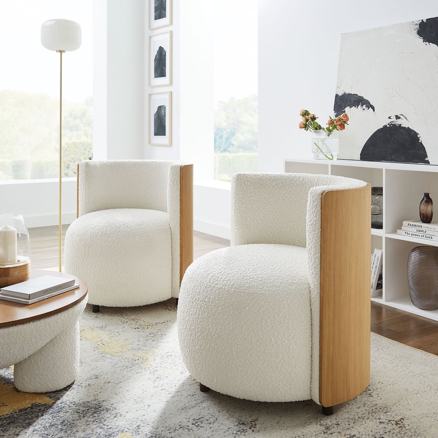 Solis Boucle Accent Chair by Modway | Accent Chairs | Modishstore - 1