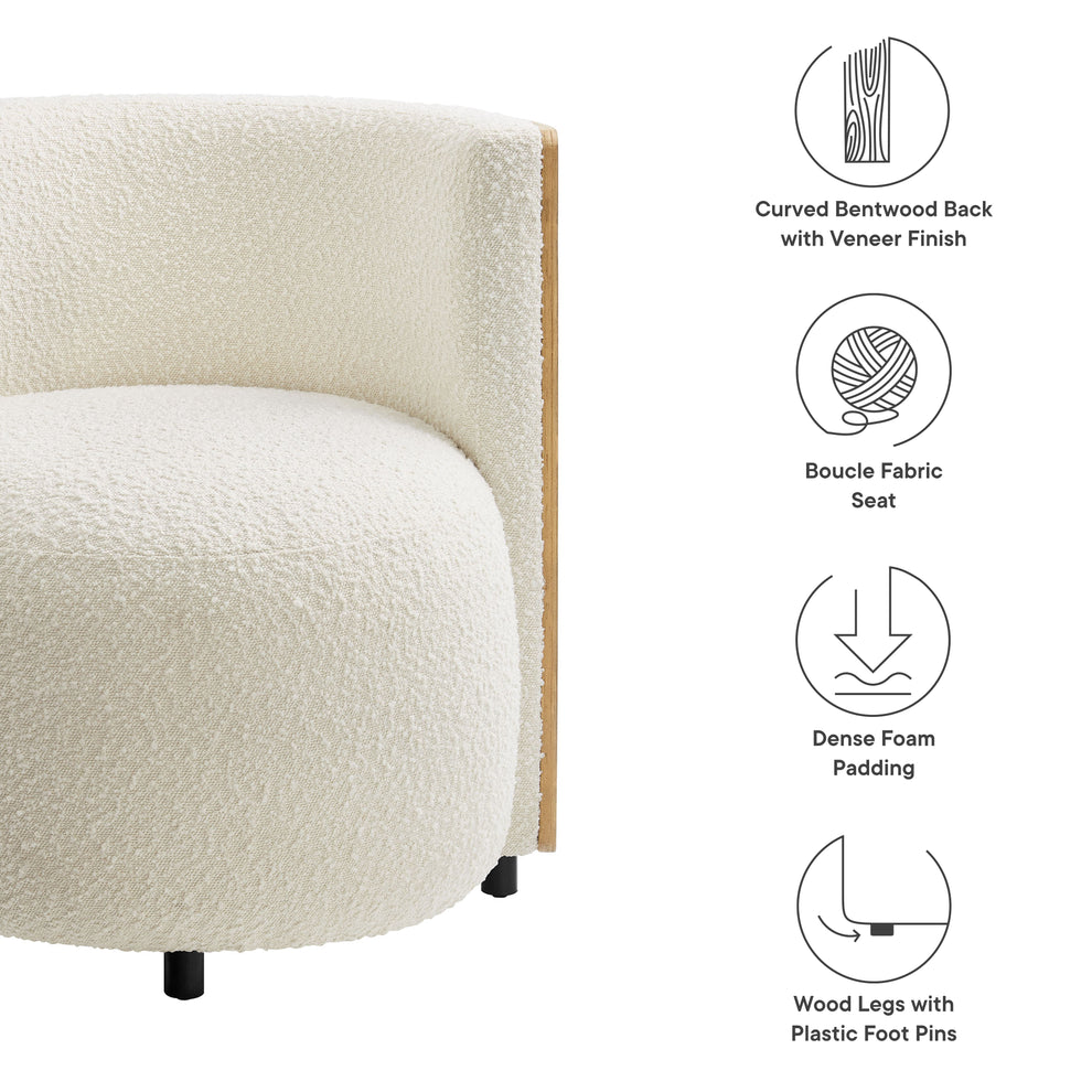 Solis Boucle Accent Chair by Modway | Accent Chairs | Modishstore - 10