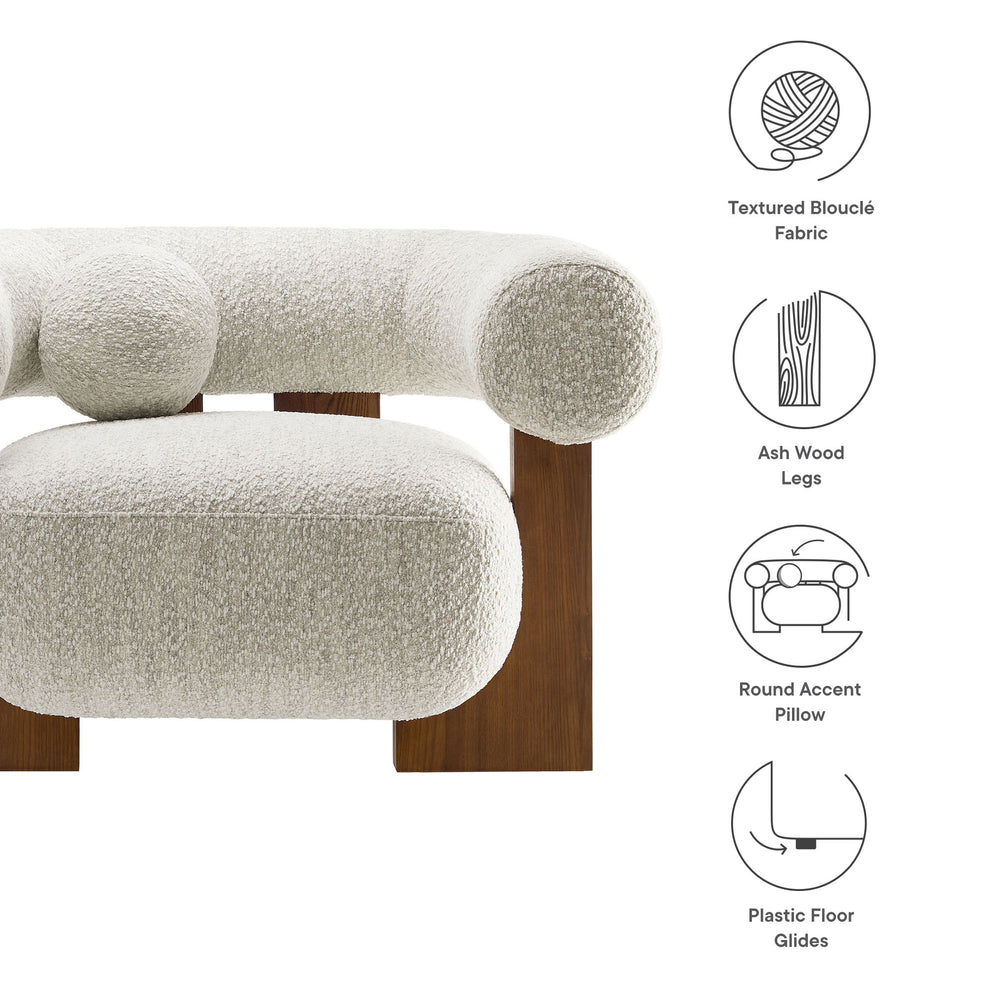 Jace Boucle Accent Chair by Modway | Accent Chairs | Modishstore - 8