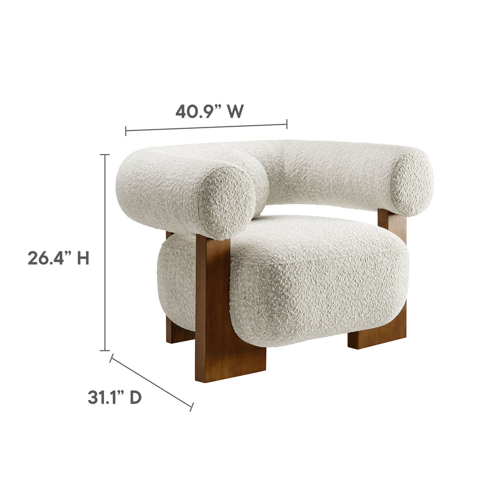 Jace Boucle Accent Chair by Modway | Accent Chairs | Modishstore - 9