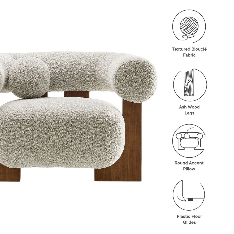Jace Boucle Accent Chair by Modway | Accent Chairs | Modishstore - 17