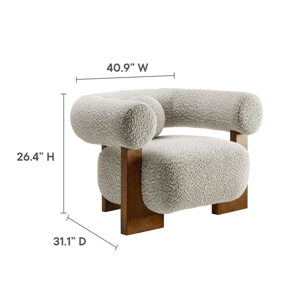 Jace Boucle Accent Chair by Modway | Accent Chairs | Modishstore - 18
