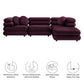 Jubilee 4-Piece Modular Performance Velvet Sectional Sofa by Modway | Sofa Set | Modishstore - 15