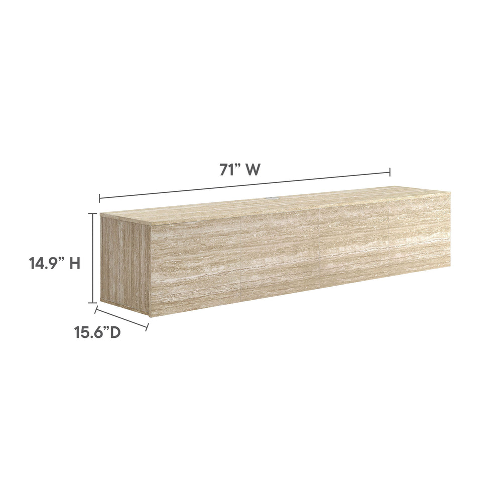 Terra 71" Wall-Mounted TV Stand by Modway | Tv Stands | Modishstore - 10