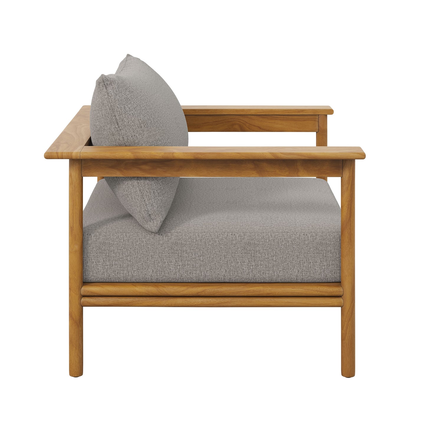 Wren Outdoor Patio Teak Wood Armchair by Modway | Outdoor Chairs | Modishstore - 3