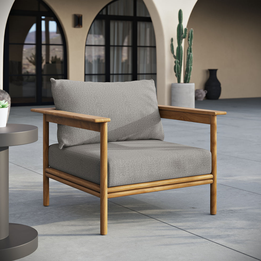 Wren Outdoor Patio Teak Wood Armchair by Modway | Outdoor Chairs | Modishstore - 1