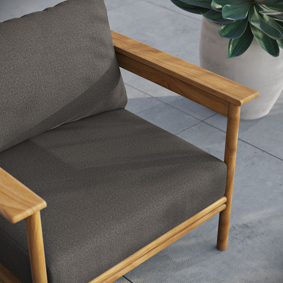 Wren Outdoor Patio Teak Wood Armchair by Modway | Outdoor Chairs | Modishstore - 17