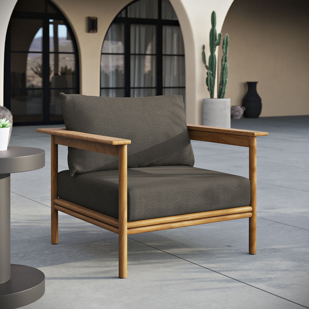 Wren Outdoor Patio Teak Wood Armchair by Modway | Outdoor Chairs | Modishstore - 18