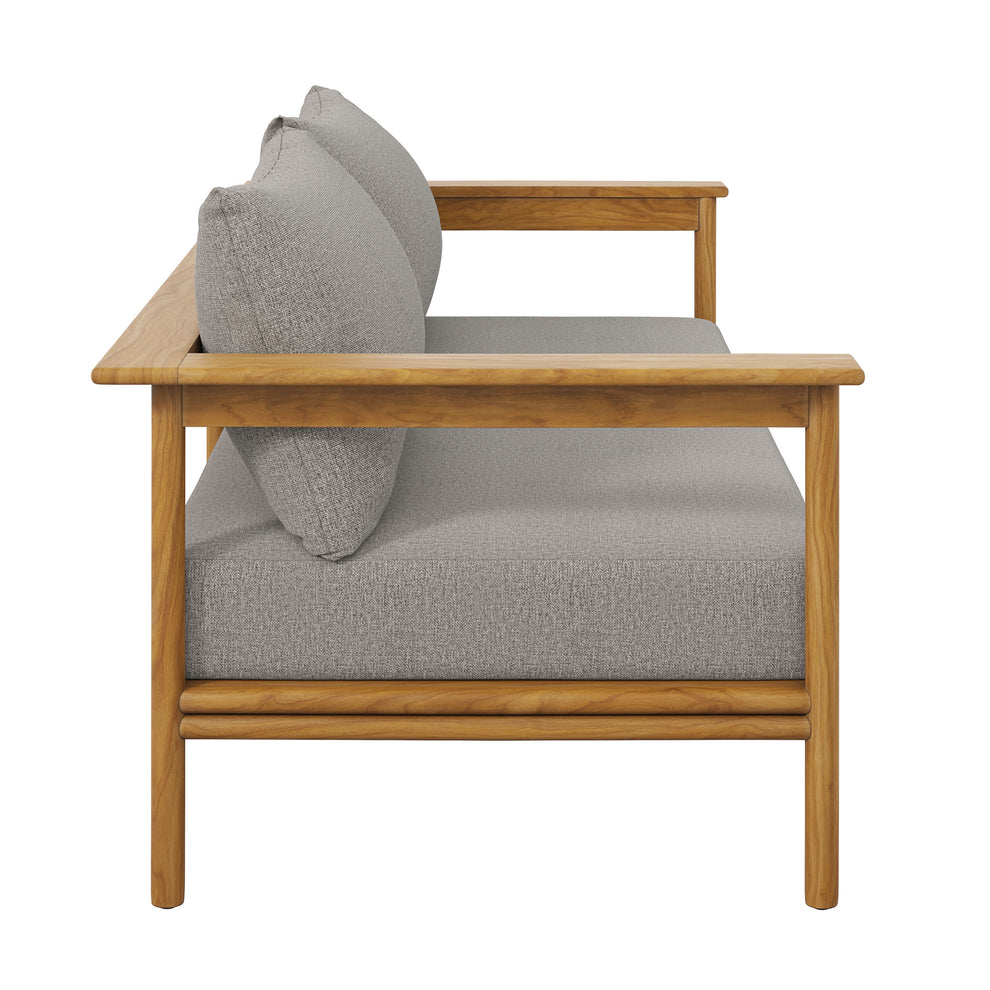 Wren Outdoor Patio Teak Wood Sofa by Modway | Outdoor Chairs | Modishstore - 3