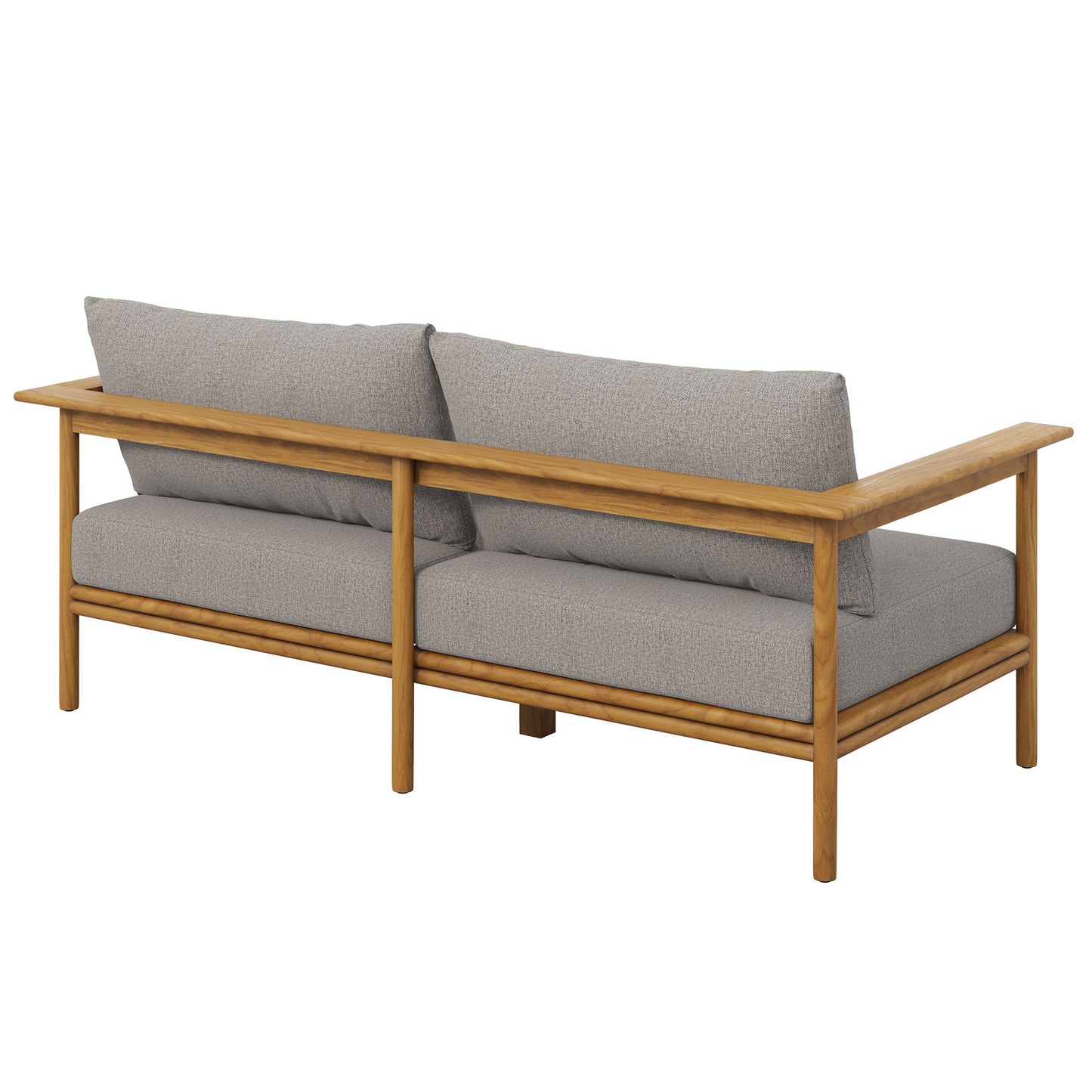 Wren Outdoor Patio Teak Wood Sofa by Modway | Outdoor Chairs | Modishstore - 4