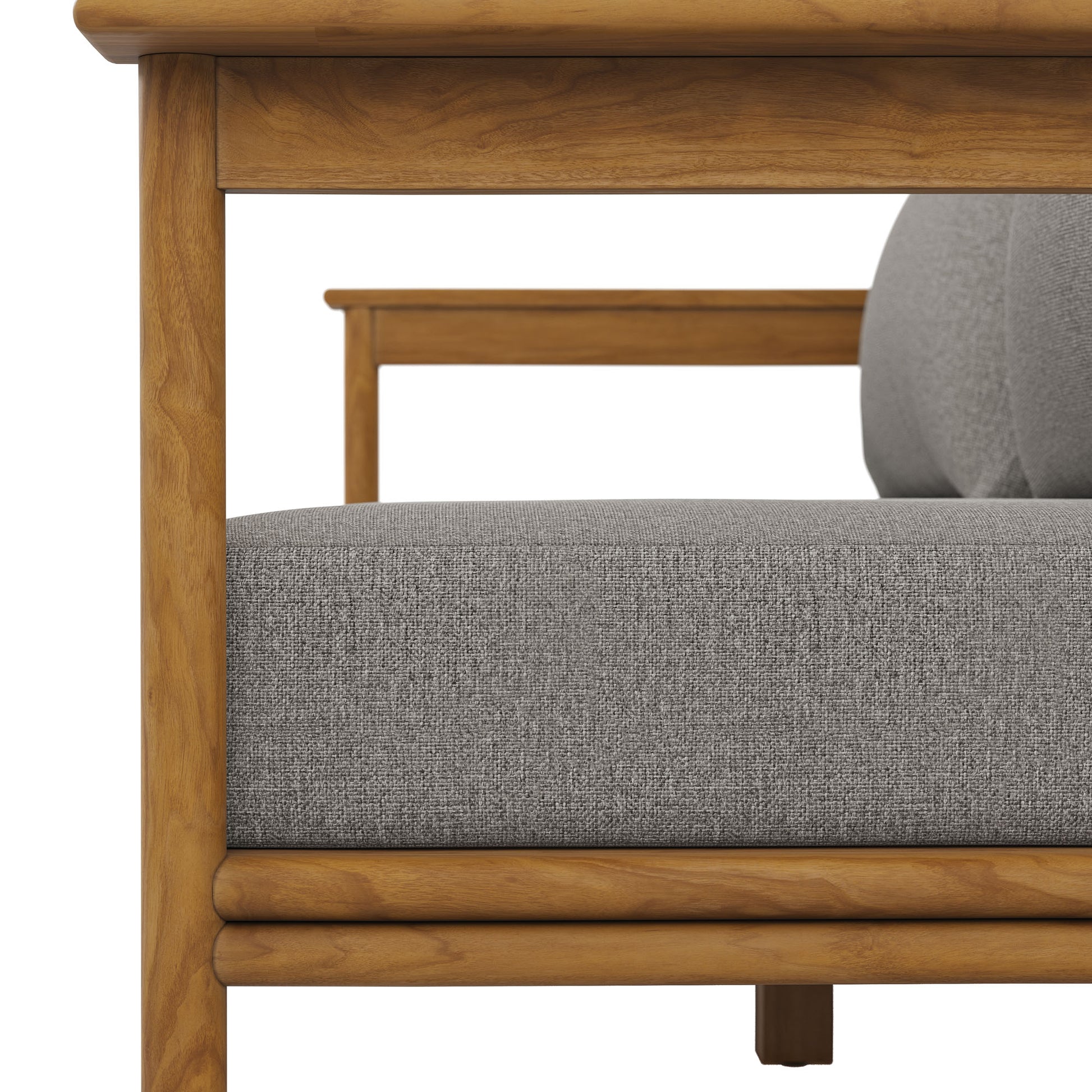 Wren Outdoor Patio Teak Wood Sofa by Modway | Outdoor Chairs | Modishstore - 7