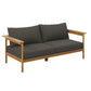 Wren Outdoor Patio Teak Wood Sofa by Modway | Outdoor Chairs | Modishstore - 11