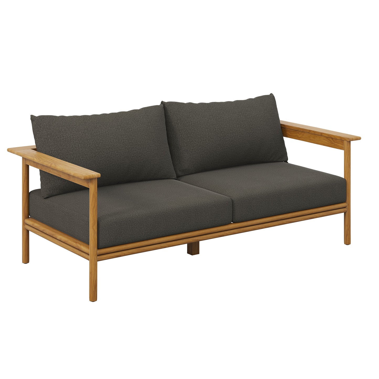 Wren Outdoor Patio Teak Wood Sofa by Modway | Outdoor Chairs | Modishstore - 11