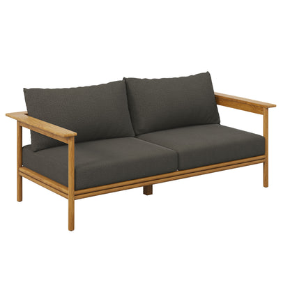 Wren Outdoor Patio Teak Wood Sofa by Modway | Outdoor Chairs | Modishstore - 11