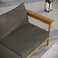 Wren Outdoor Patio Teak Wood Sofa by Modway | Outdoor Chairs | Modishstore - 17