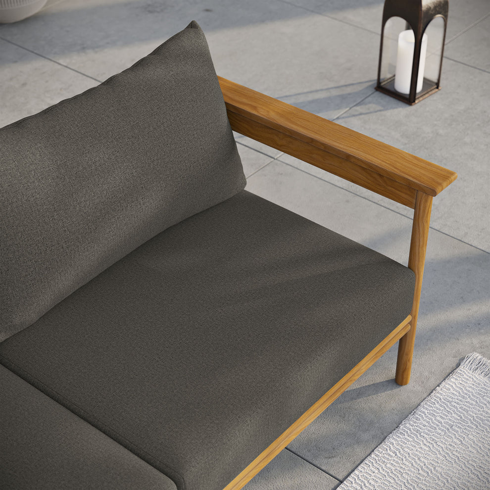 Wren Outdoor Patio Teak Wood Sofa by Modway | Outdoor Chairs | Modishstore - 17