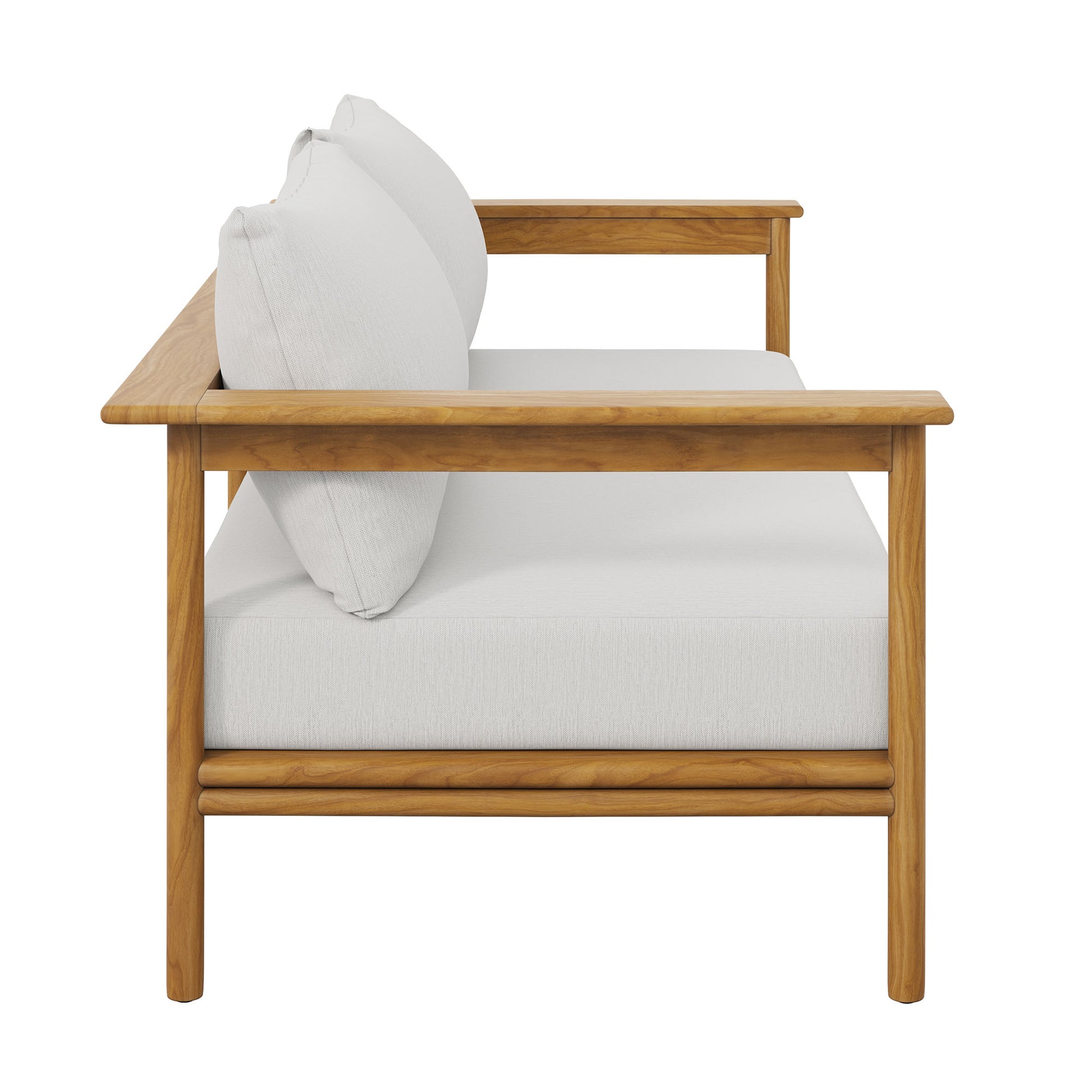 Wren Outdoor Patio Teak Wood Sofa by Modway | Outdoor Chairs | Modishstore - 22