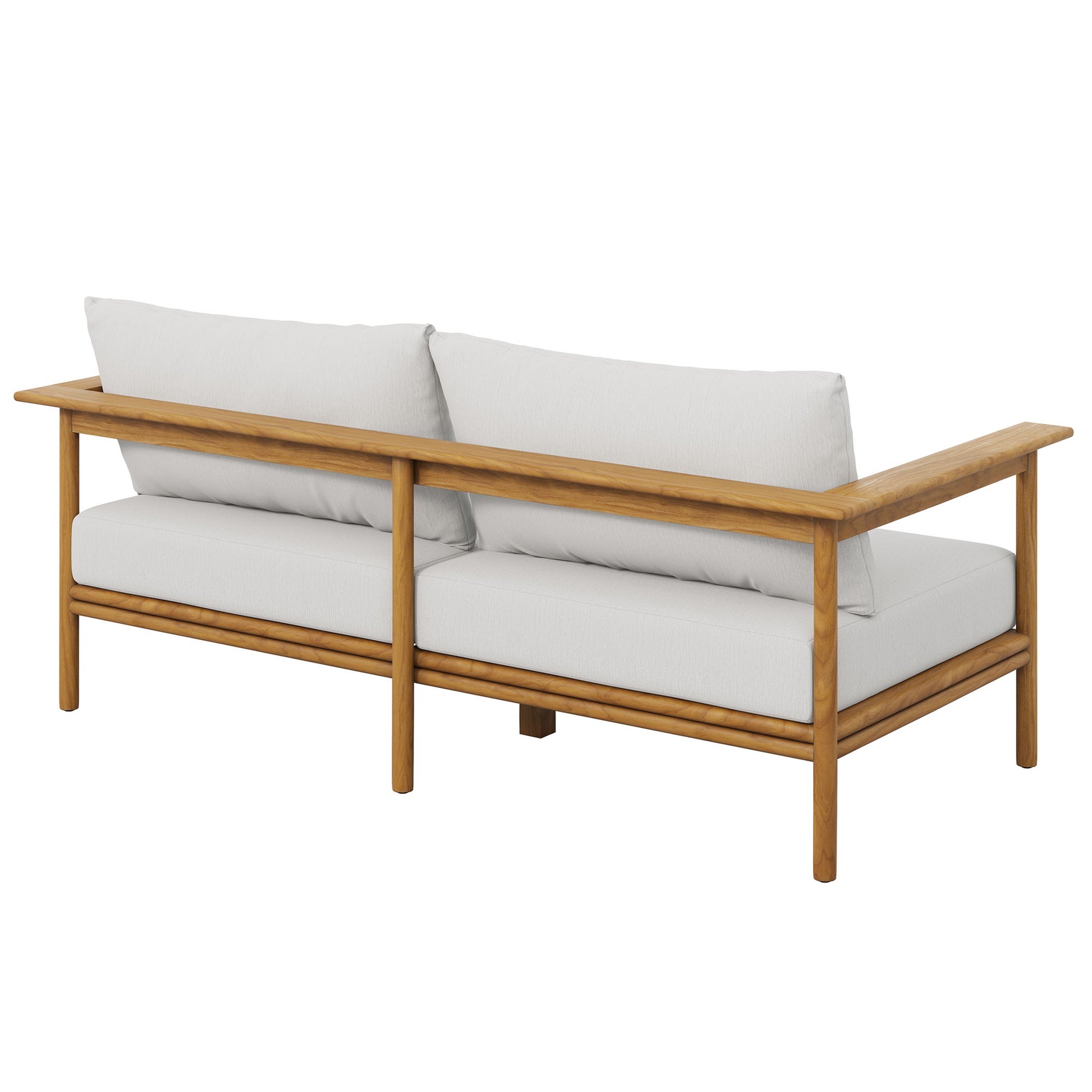 Wren Outdoor Patio Teak Wood Sofa by Modway | Outdoor Chairs | Modishstore - 23