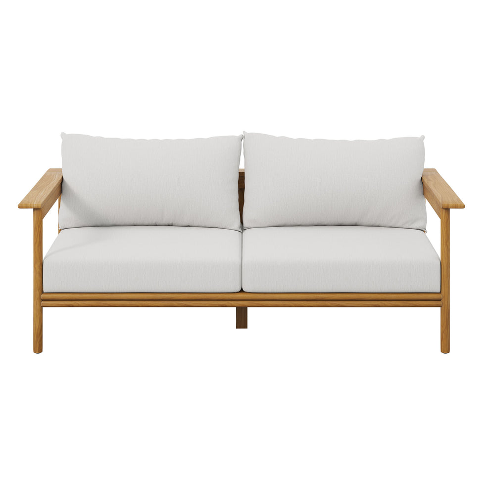 Wren Outdoor Patio Teak Wood Sofa by Modway | Outdoor Chairs | Modishstore - 24