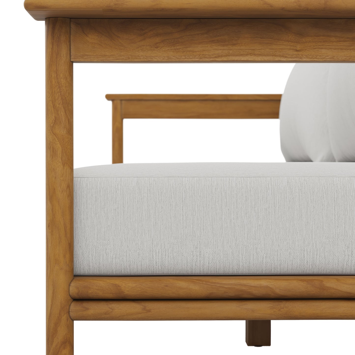 Wren Outdoor Patio Teak Wood Sofa by Modway | Outdoor Chairs | Modishstore - 26