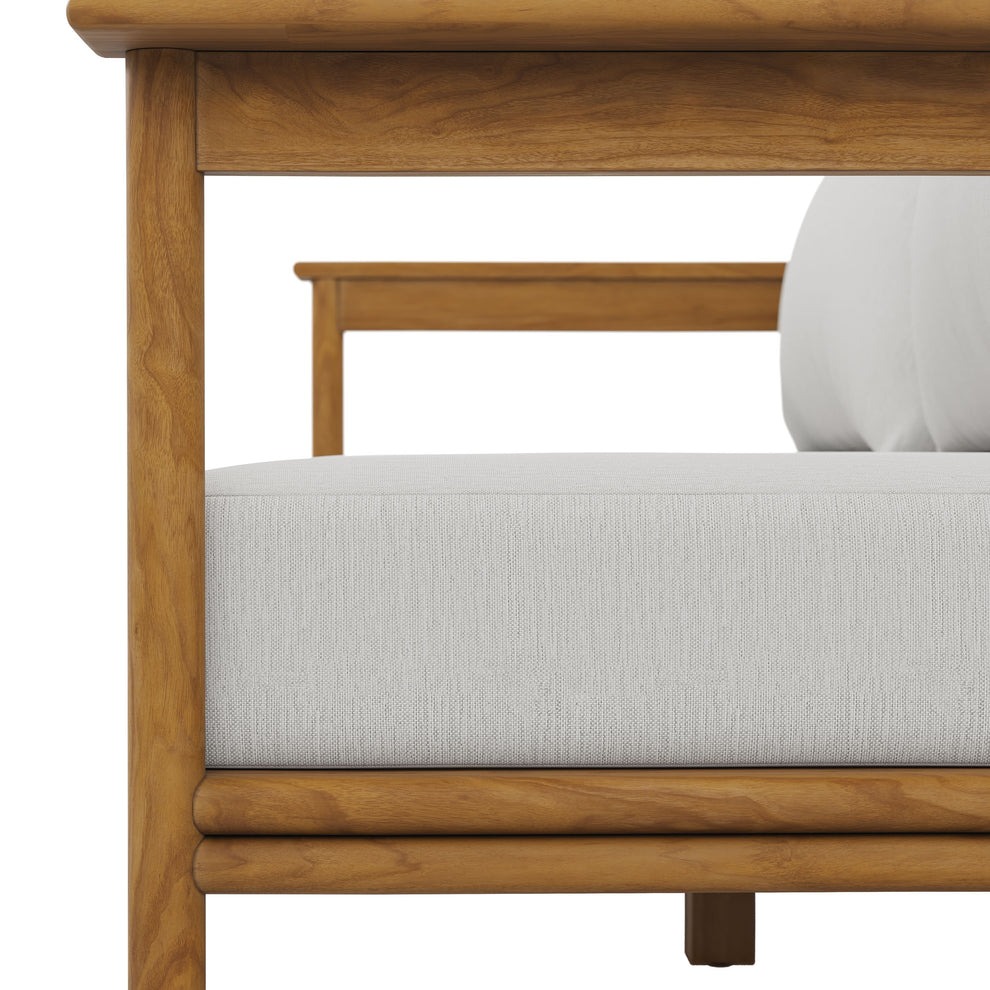 Wren Outdoor Patio Teak Wood Sofa by Modway | Outdoor Chairs | Modishstore - 26