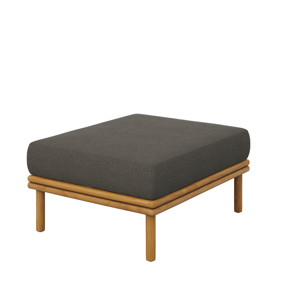 Wren Outdoor Patio Teak Wood Ottoman by Modway | Outdoor Chairs | Modishstore - 11