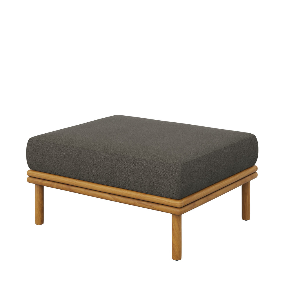 Wren Outdoor Patio Teak Wood Ottoman by Modway | Outdoor Chairs | Modishstore - 13