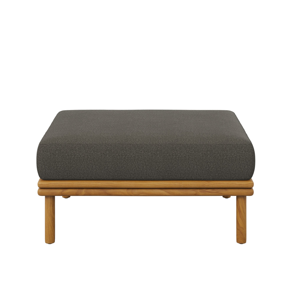 Wren Outdoor Patio Teak Wood Ottoman by Modway | Outdoor Chairs | Modishstore - 14