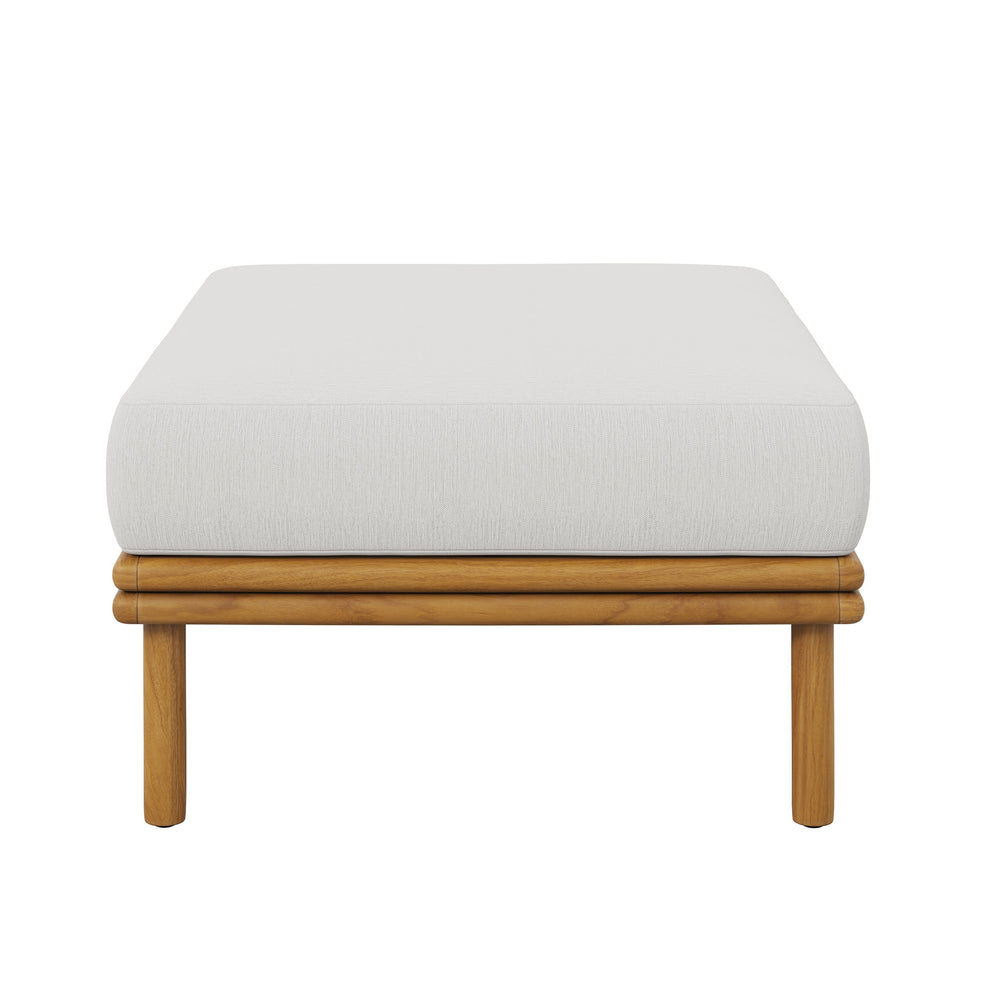 Wren Outdoor Patio Teak Wood Ottoman by Modway | Outdoor Chairs | Modishstore - 22