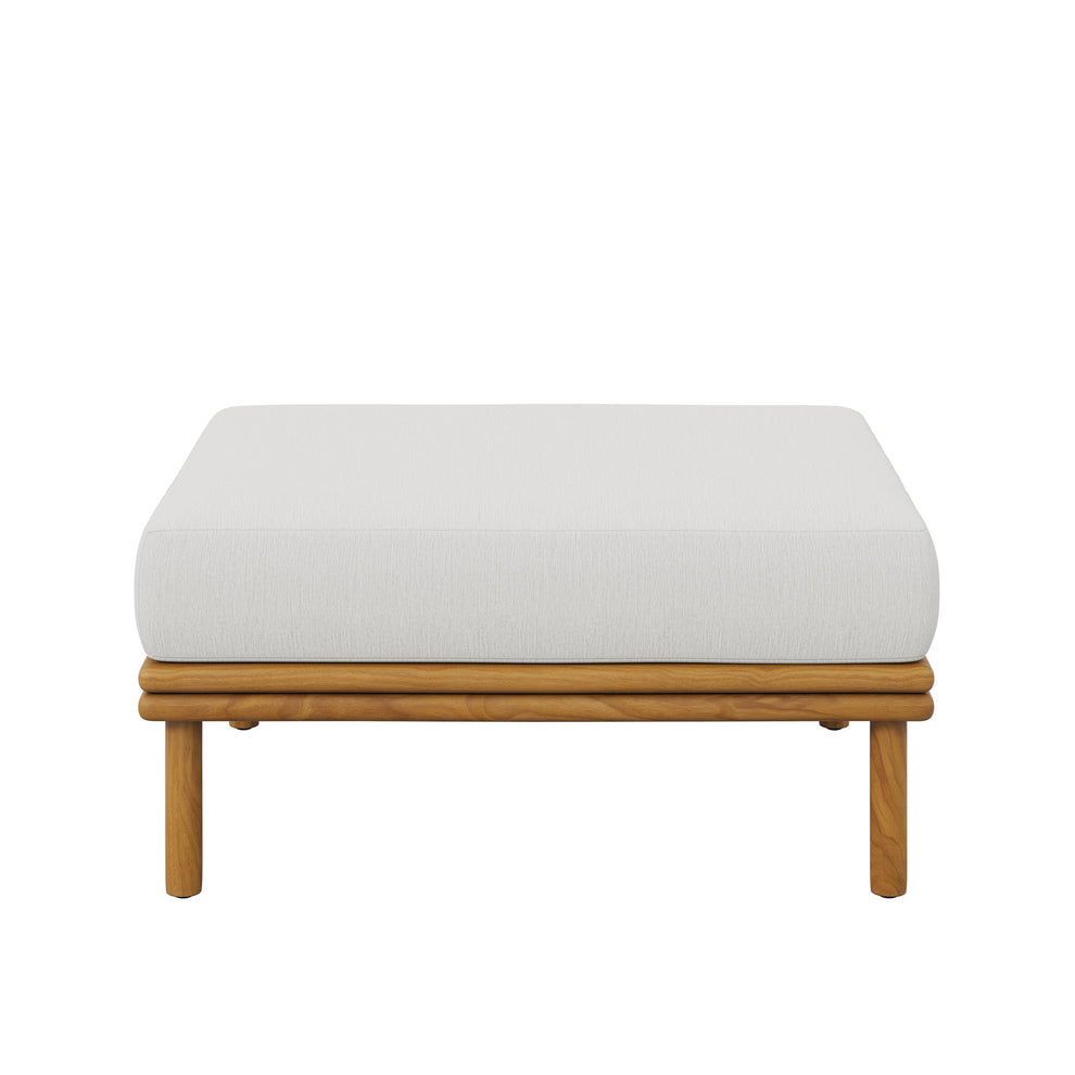 Wren Outdoor Patio Teak Wood Ottoman by Modway | Outdoor Chairs | Modishstore - 24