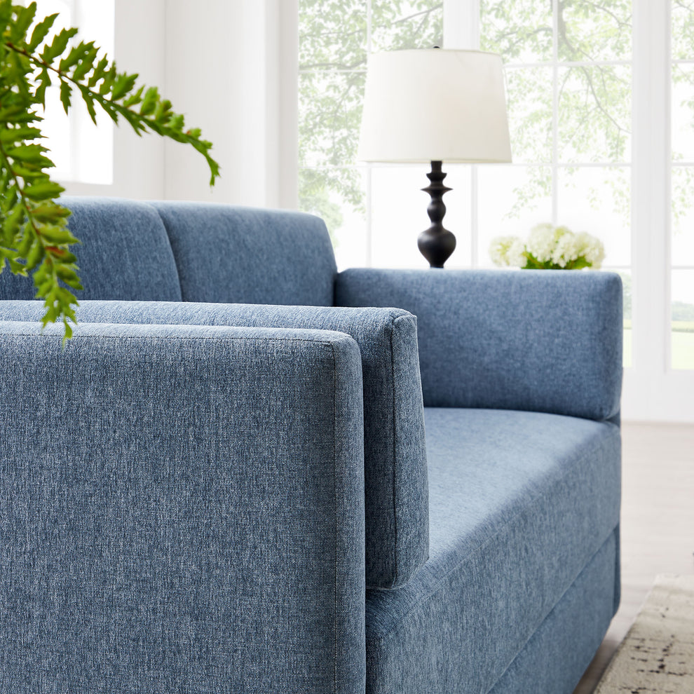 Linden Upholstered Heathered Chenille Sofa by Modway | Sofas | Modishstore - 7