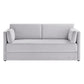 Linden Upholstered Heathered Chenille Sofa by Modway | Sofas | Modishstore - 22