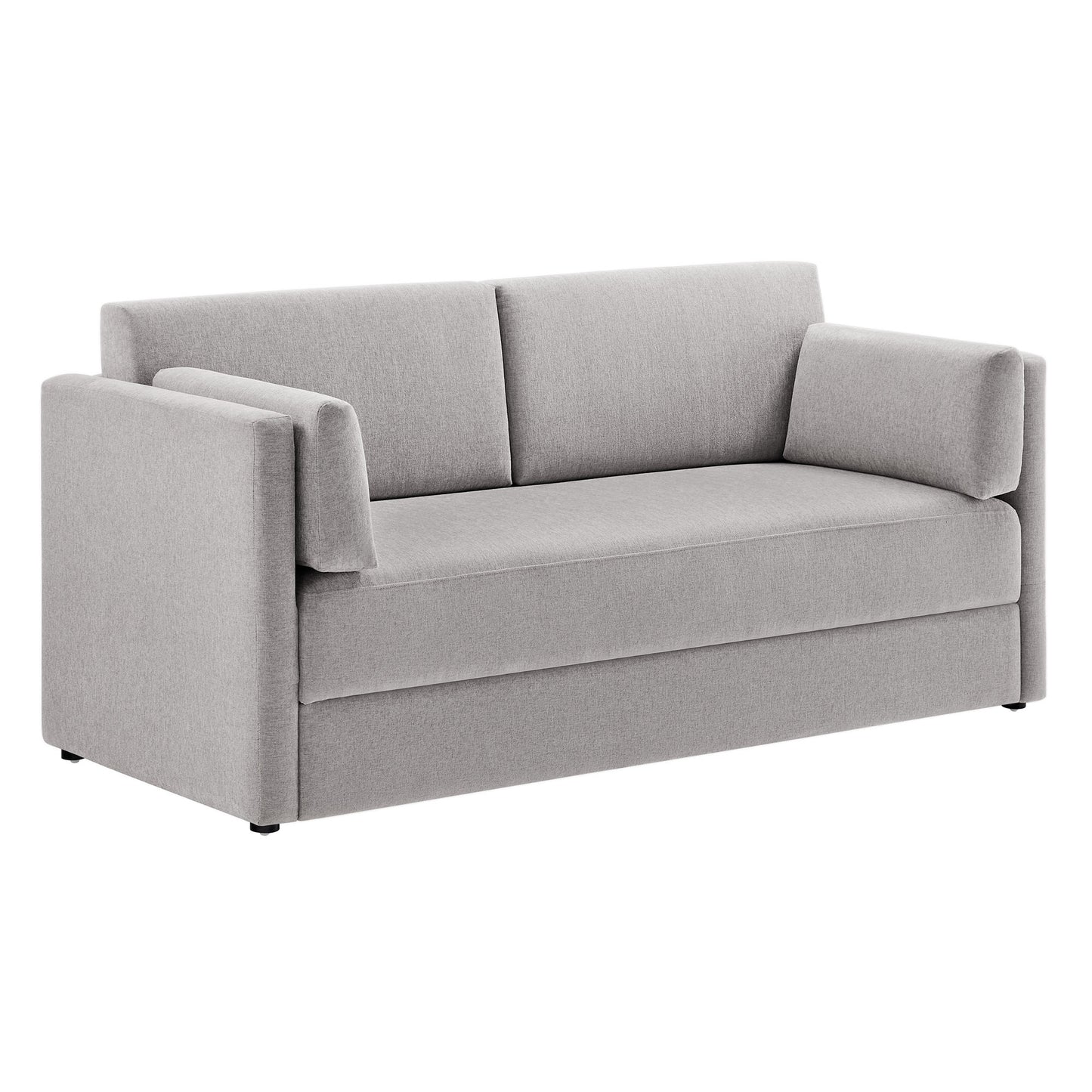 Linden Upholstered Heathered Chenille Sofa by Modway | Sofas | Modishstore - 28