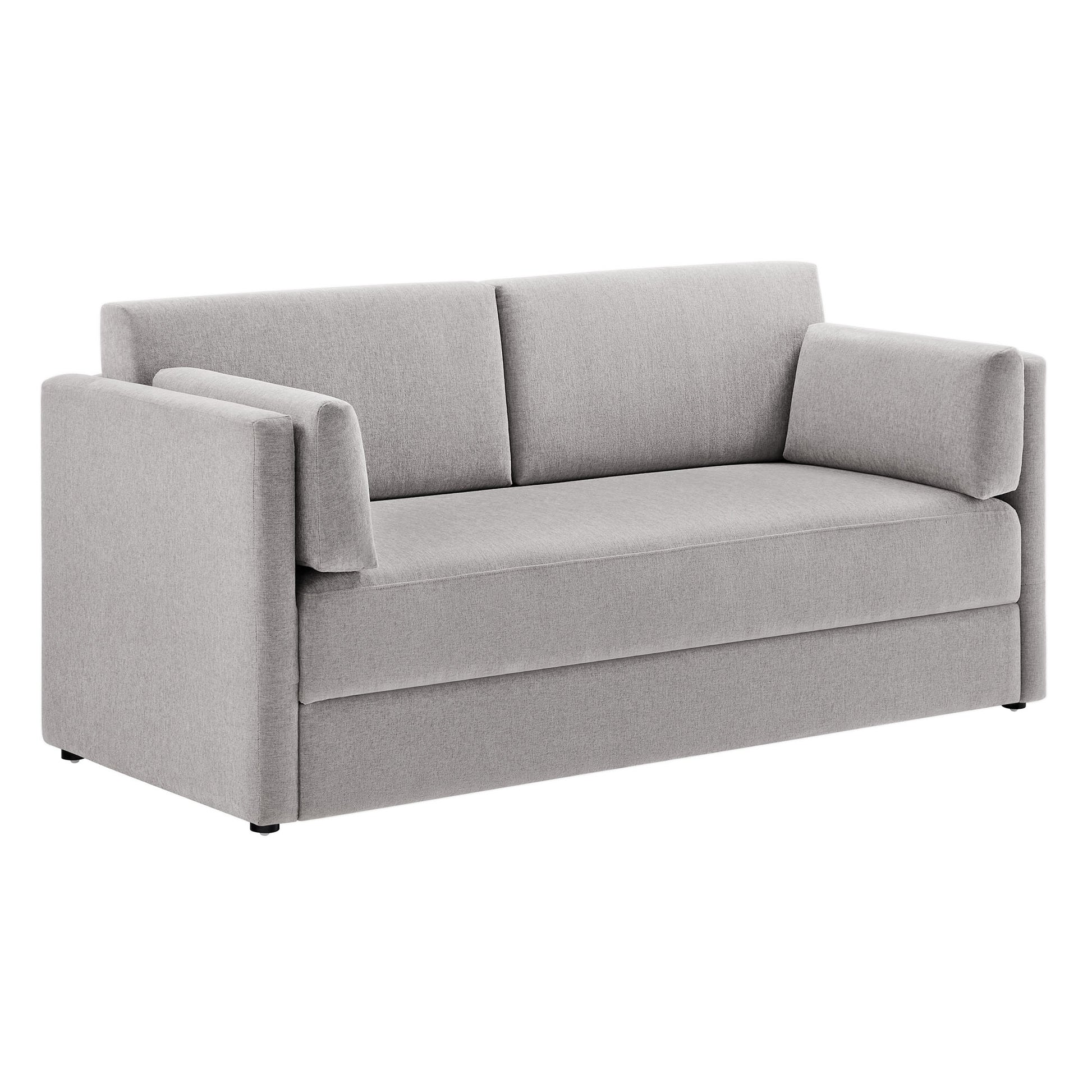 Linden Upholstered Heathered Chenille Sofa by Modway | Sofas | Modishstore - 28