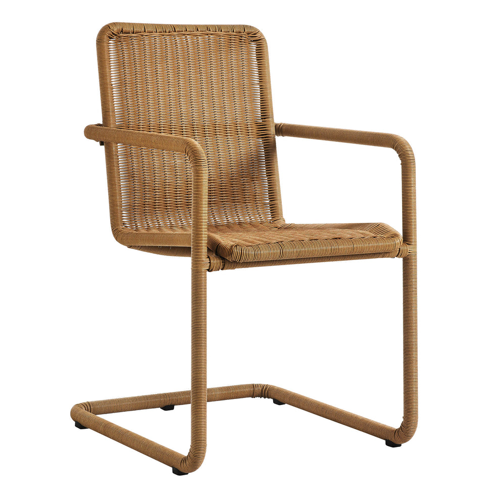Abacus Outdoor Patio Wicker Dining Chairs Set of 2 by Modway | Dining Chairs | Modishstore - 3