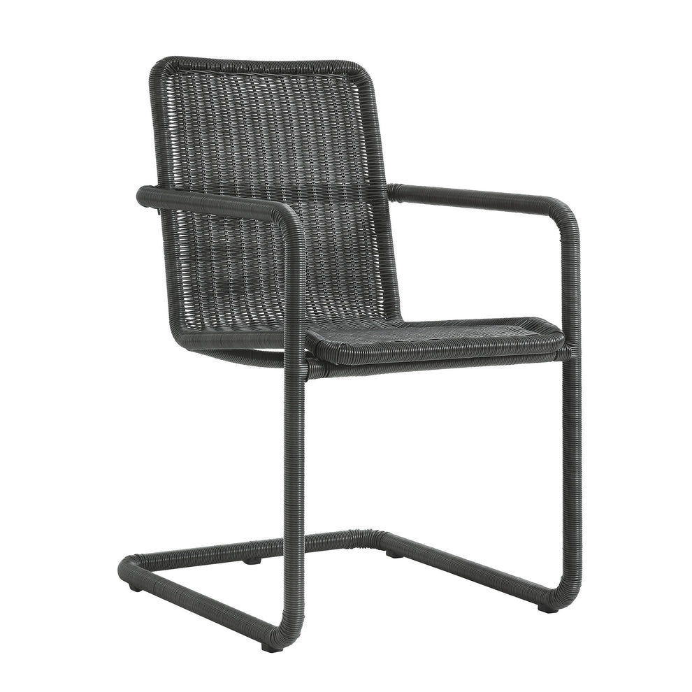 Abacus Outdoor Patio Wicker Dining Chairs Set of 2 by Modway | Dining Chairs | Modishstore - 12