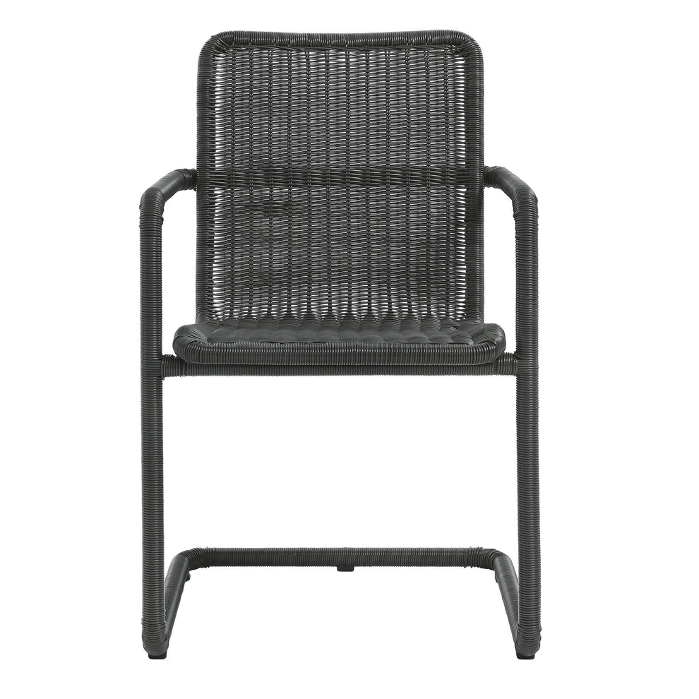 Abacus Outdoor Patio Wicker Dining Chairs Set of 2 by Modway | Dining Chairs | Modishstore - 15