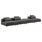 Solace 4-Piece Modular Upholstered Fabric Sectional Sofa by Modway | Sofa Set | Modishstore - 1