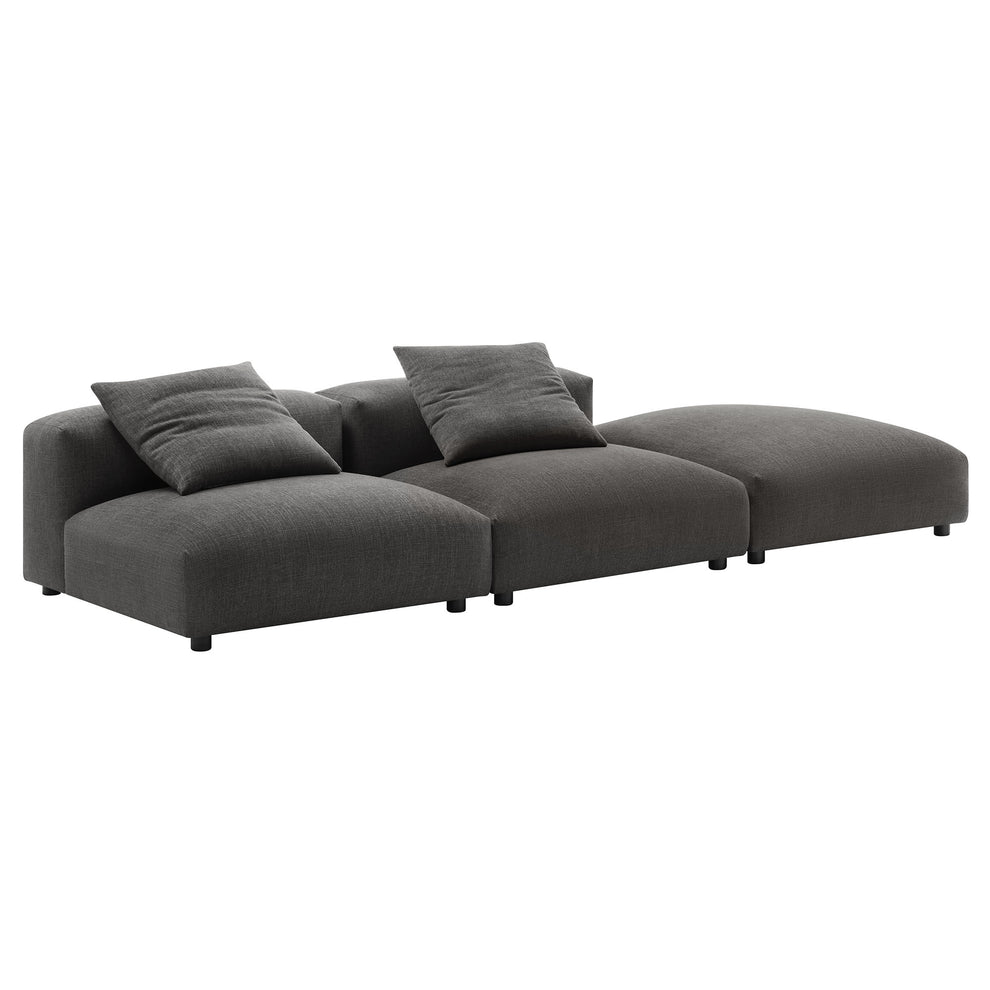 Solace 3-Piece Modular Upholstered Fabric Sectional Sofa by Modway | Sofa Set | Modishstore - 3