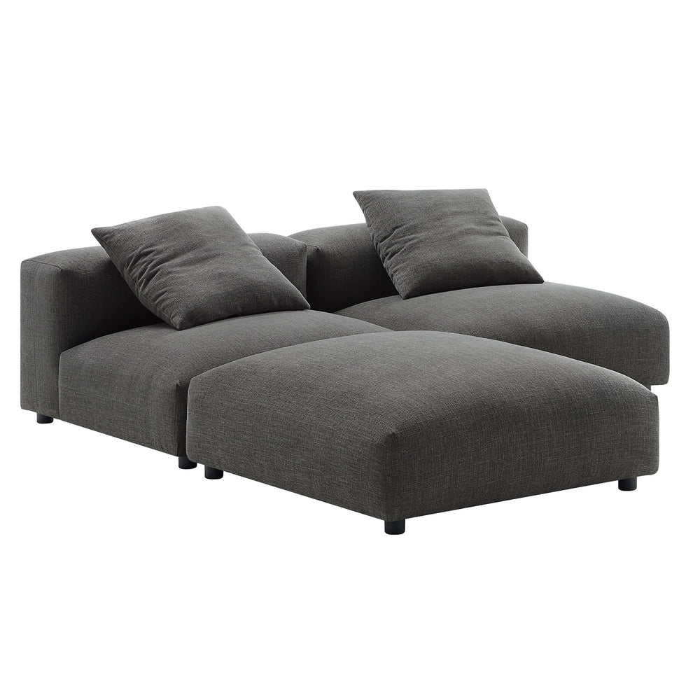 Solace 3-Piece Modular Upholstered Fabric Sectional Sofa by Modway | Sofa Set | Modishstore - 6