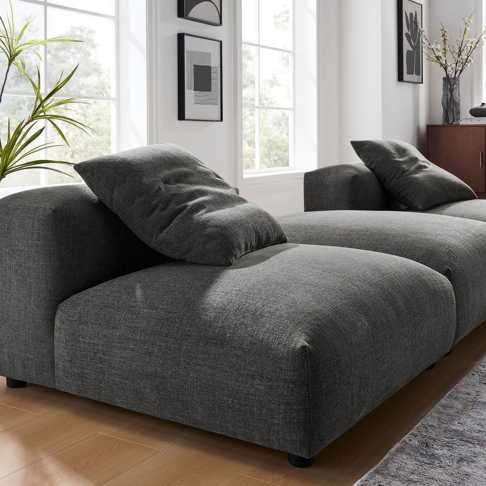Solace 3-Piece Modular Upholstered Fabric Sectional Sofa by Modway | Sofa Set | Modishstore - 7