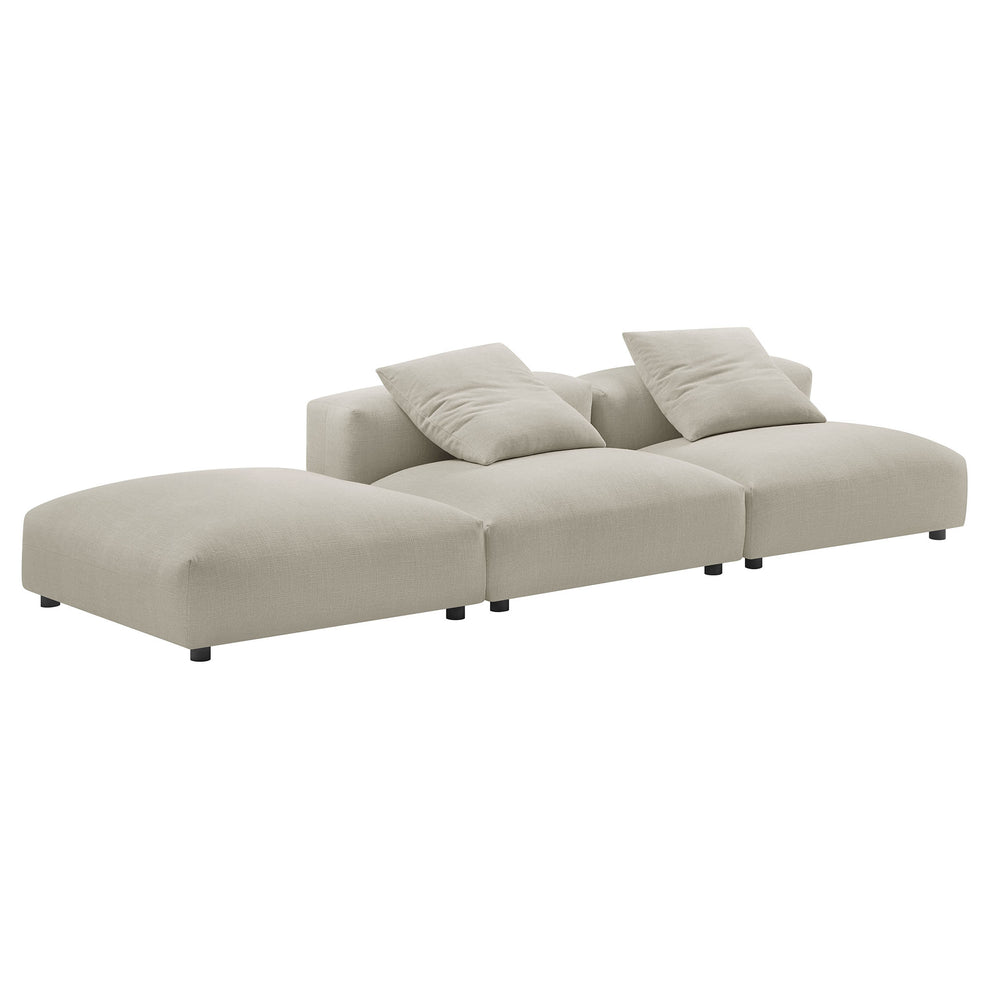 Solace 3-Piece Modular Upholstered Fabric Sectional Sofa by Modway | Sofa Set | Modishstore - 12