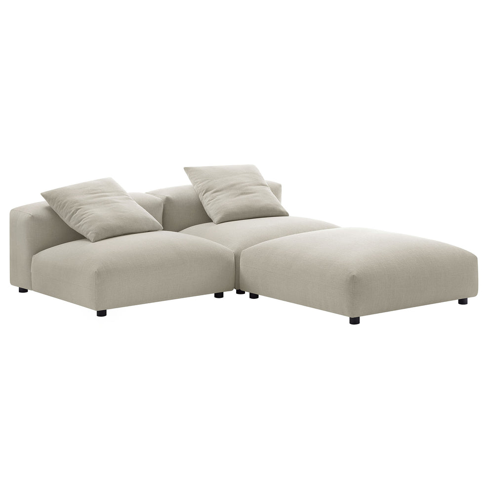 Solace 3-Piece Modular Upholstered Fabric Sectional Sofa by Modway | Sofa Set | Modishstore - 13